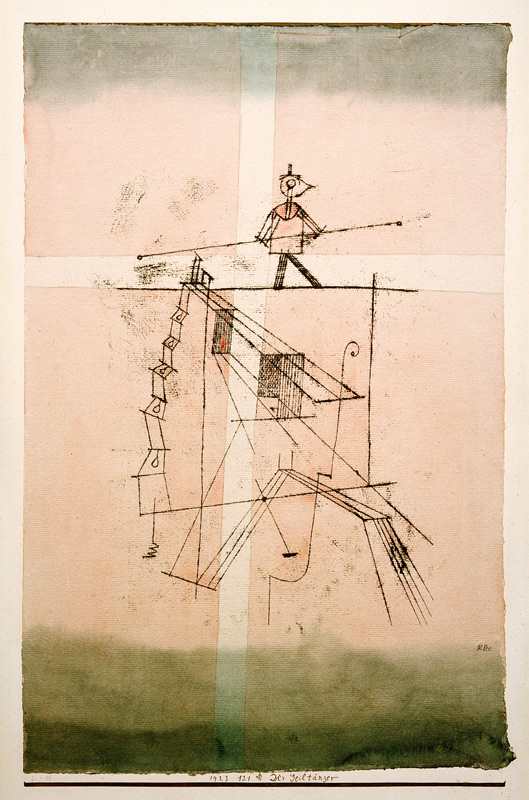 Der Seiltaenzer - Paul Klee 1923